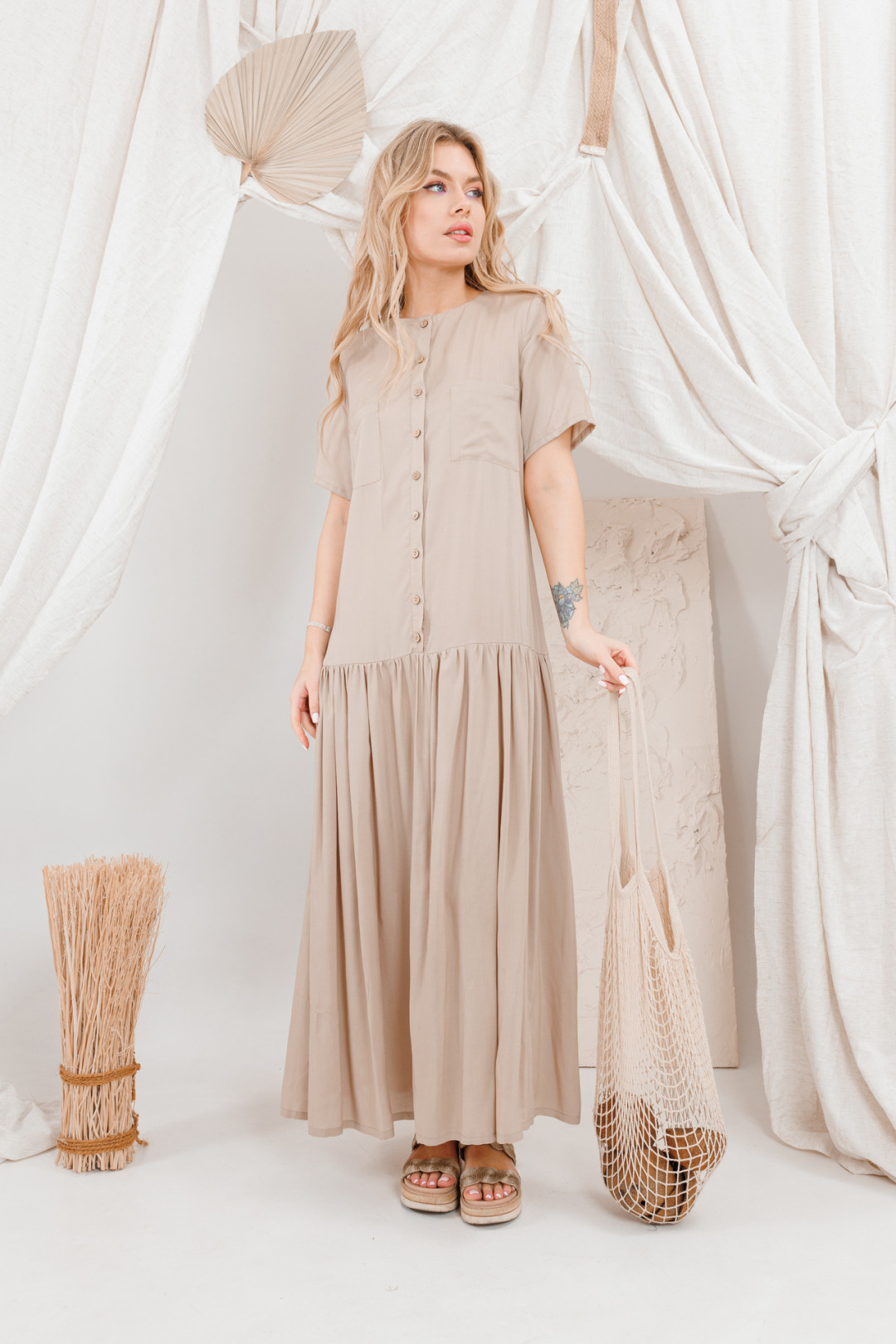 Платье Amori 9693 телесный - фото 1